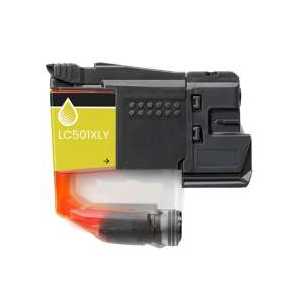 Compatible Brother LC501XLY Yellow ink cartridge - High Yield