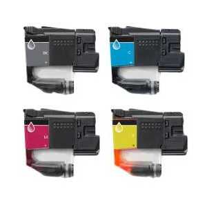 Compatible Brother LC504 ink cartridges - 4 pack