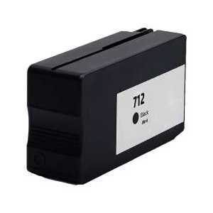 Remanufactured HP 712XL Black ink cartridge, 3ED71A - High Yield