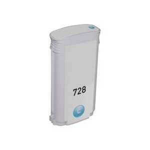 Remanufactured HP 728XL Cyan ink cartridge, F9J67A - High Yield