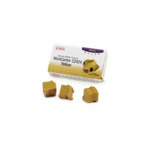 Xerox 108R00662 Yellow genuine OEM solid ink for WorkCentre C2424 - 3 sticks